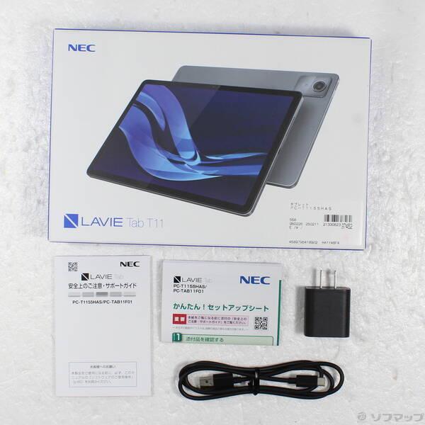 〔中古〕NEC(エヌイーシー) LAVIE Tab T11 T1155／HAS 128GB ルナグレー PC-T1155HAS Wi-Fi〔348-ud〕 |  | 04