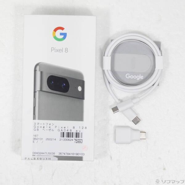 〔中古〕GOOGLE(グーグル) Google Pixel 8 128GB ヘーゼル GA048 au SIMフリー〔352-ud〕 |  | 04