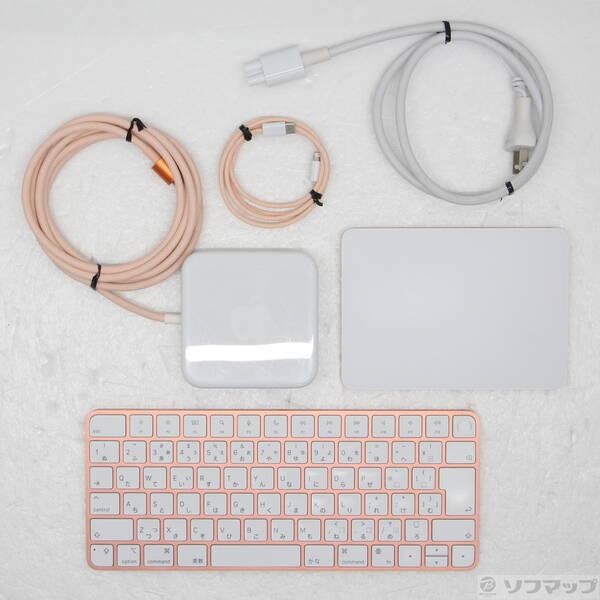 〔中古〕Apple(アップル) iMac 24-inch Mid-2021 MGPM3J／A Apple M1 8コアCPU_8コアGPU 8GB SSD256GB ピンク 〔13.7 Ventura〕〔377-ud〕 |  | 04