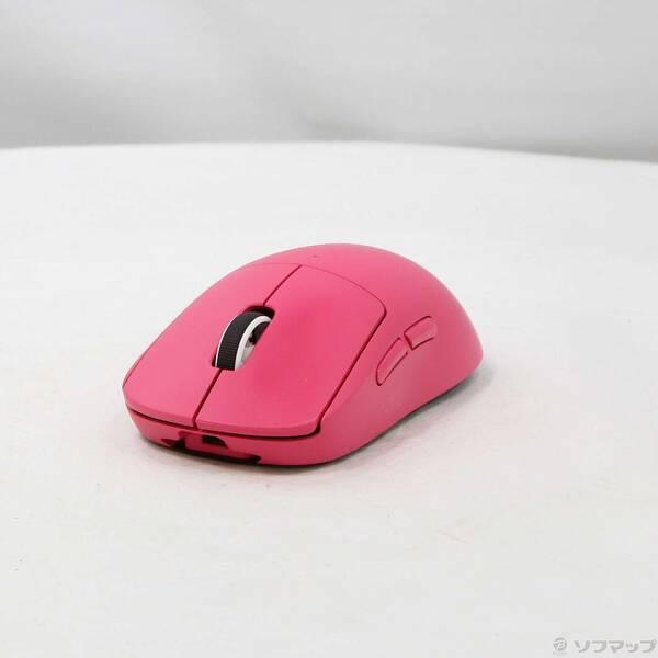 〔中古〕logicool(ロジクール) Logicool PRO X SUPERLIGHT Wireless Gaming Mouse マゼンタ G-PPD-003WL-MG〔344-ud〕 | 