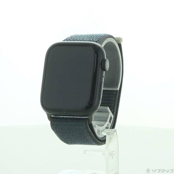 〔中古〕Apple(アップル) Apple Watch Series 9 GPS 45mm ミッドナイトアルミニウムケース ミッドナイトスポーツループ〔258-ud〕 | 