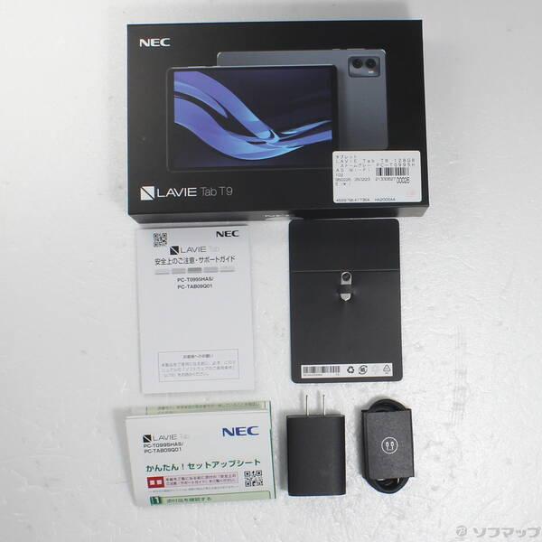 〔中古〕NEC(エヌイーシー) LAVIE Tab T9 128GB ストームグレー PC-T0995HAS Wi-Fi〔262-ud〕 |  | 04