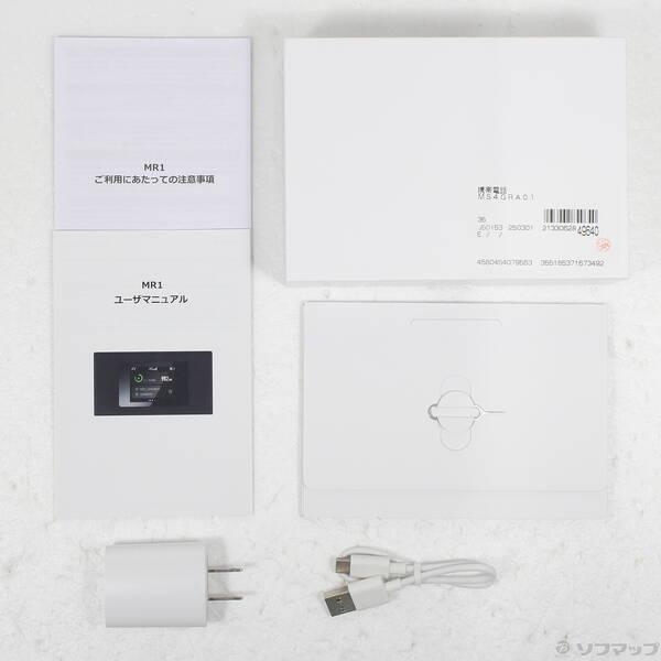 〔中古〕MAYA SYSTEM jetfi MR1 MS4GRA01 ブラック SIMフリー〔258-ud〕 |  | 04