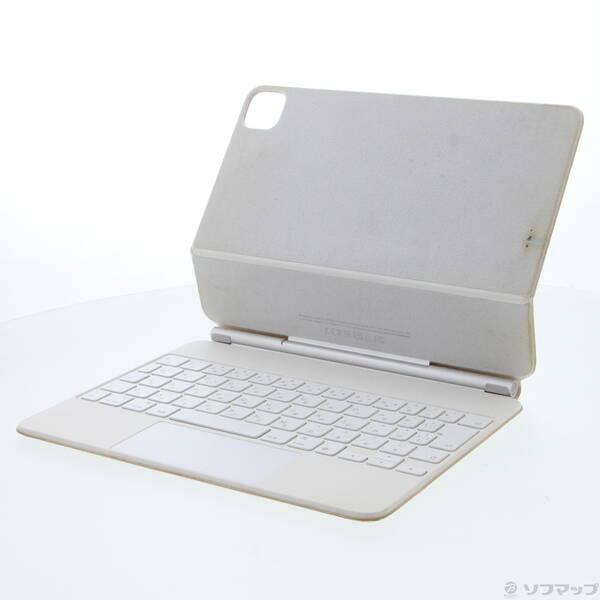〔中古〕Apple(アップル) 11インチ iPad Pro 第3／2／1世代用 Magic Keyboard 日本語 ホワイト MJQJ3J／A〔377-ud〕 | 