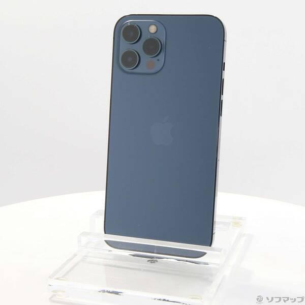 〔中古〕Apple(アップル) iPhone12 Pro Max 128GB パシフィックブルー MGCX3J／A SoftBank〔247-ud〕 | 