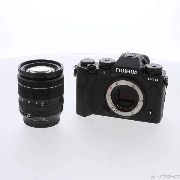 〔中古〕FUJIFILM(フジフイルム) 〔展示品〕 FUJIFILM X-T5 XF18-55mmレンズキット ブラック〔377-ud〕 | 
