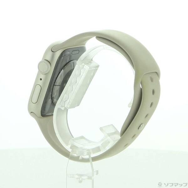〔中古〕Apple(アップル) Apple Watch Series 8 GPS 45mm スターライトアルミニウムケース スターライトスポーツバンド〔198-ud〕 |  | 01