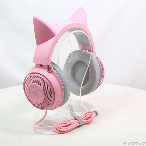 〔中古〕RAZER(レイザー) Kraken Kitty Quartz Pink RZ04-02980200-R3M1〔344-ud〕 |  | 01