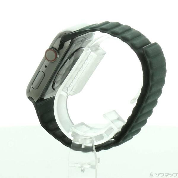 〔中古〕Apple(アップル) Apple Watch Series 9 GPS + Cellular 45mm グラファイトステンレススチールケース エバーグリーンマグネティックリンク〔262-ud〕 |  | 01