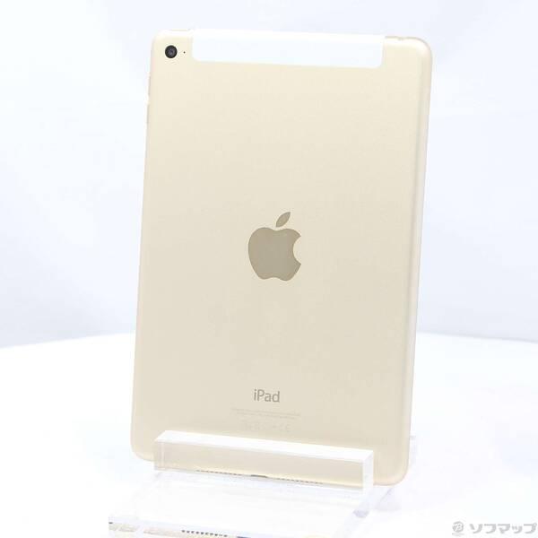 〔中古〕Apple(アップル) iPad mini 4 128GB ゴールド MK782J／A SoftBankロック解除SIMフリー〔258-ud〕 | 