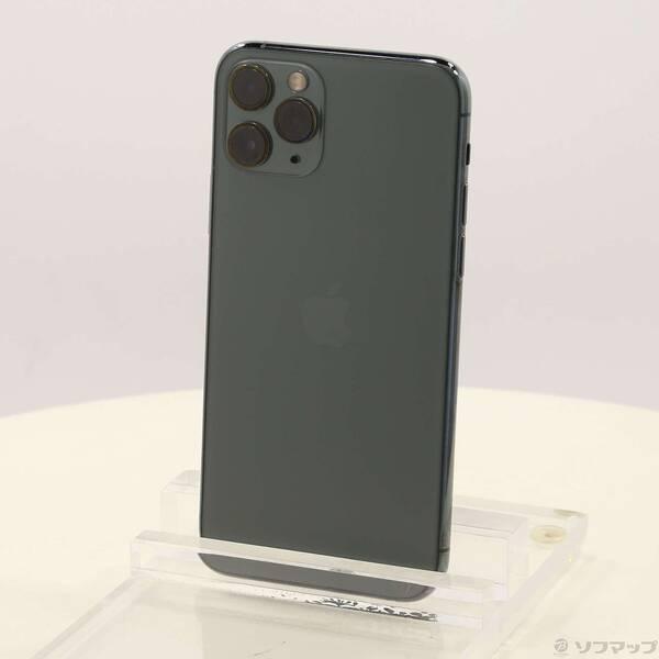 〔中古〕Apple(アップル) iPhone11 Pro 64GB ミッドナイトグリーン MWC62J／A SIMフリー〔262-ud〕 | 