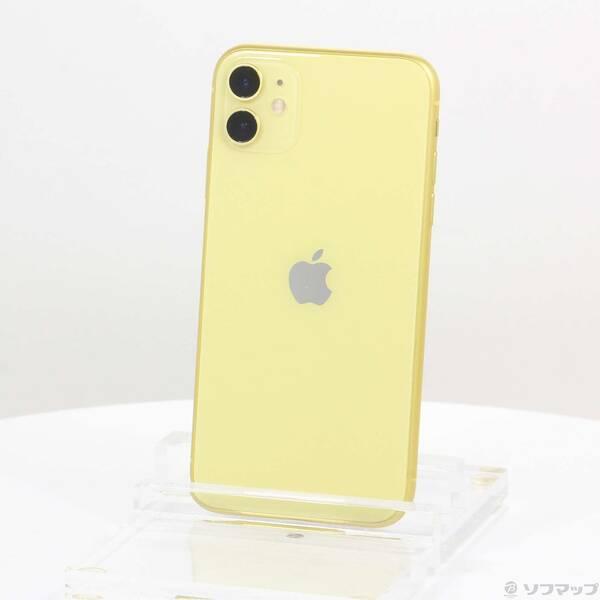 〔中古〕Apple(アップル) iPhone11 128GB イエロー MHDL3J／A SIMフリー〔305-ud〕 | 