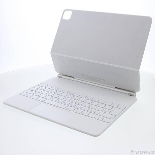 〔中古〕Apple(アップル) 〔展示品〕 12.9インチiPad Pro (第5世代) 用 Magic Keyboard 日本語 ホワイト MJQL3J／A〔377-ud〕 | 