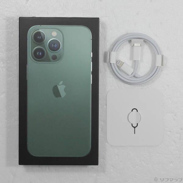 〔中古〕Apple(アップル) iPhone13 Pro 256GB アルパイングリーン MNDY3J／A SIMフリー〔198-ud〕 |  | 04