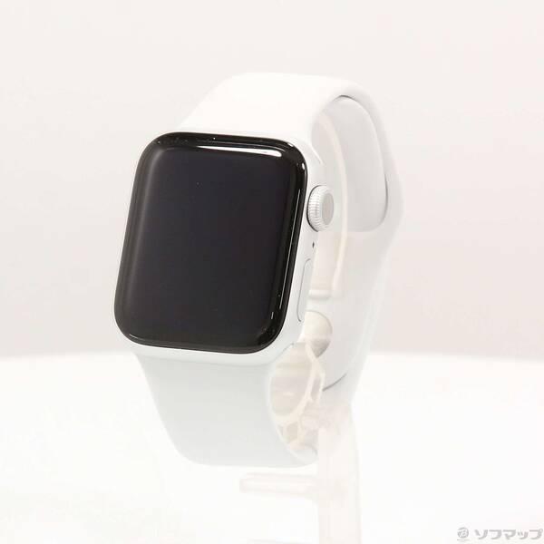 〔中古〕Apple(アップル) Apple Watch Series 6 GPS 40mm シルバーアルミニウムケース ホワイトスポーツバンド〔344-ud〕 | 
