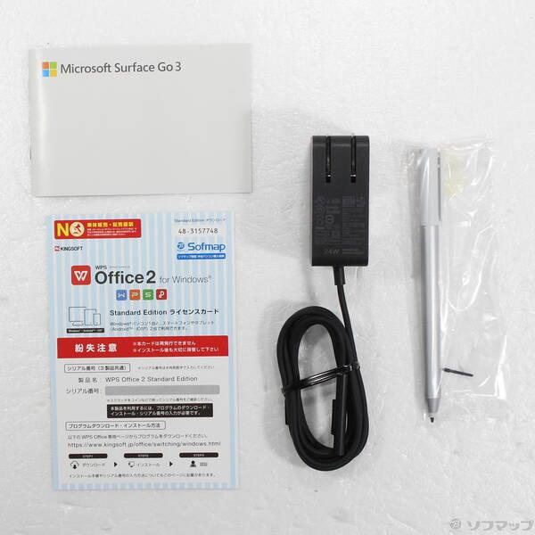 〔中古〕Microsoft(マイクロソフト) Surface Go3 〔Pentium Gold／4GB／eMMC64GB〕 8V7-00015 プラチナ〔377-ud〕 |  | 04