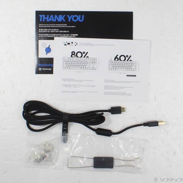 〔中古〕Pulsar PCMK Hot Swap 60% Linior Speed Silver - White 銀軸〔377-ud〕 |  | 04