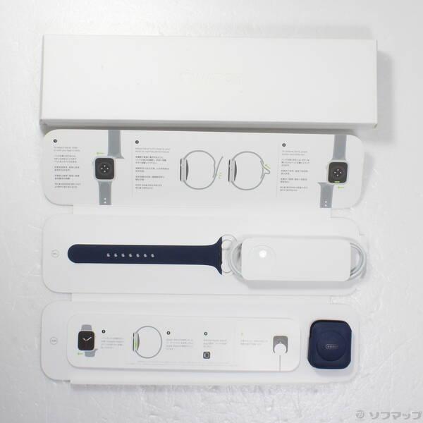 〔中古〕Apple(アップル) Apple Watch Series 6 GPS 44mm ブルーアルミニウムケース ディープネイビースポーツバンド〔198-ud〕 |  | 04
