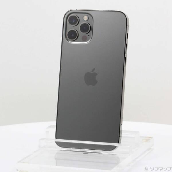 〔中古〕au iPhone12 Pro 256GB グラファイト MGM93J／A SIMフリー 〔ネットワーク利用制限▲〕〔297-ud〕 | 