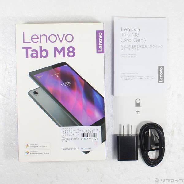 〔中古〕Lenovo(レノボジャパン) Lenovo Tab M8 3rd Gen 32GB アイアングレー ZA870041JP Wi-Fi〔368-ud〕 |  | 04