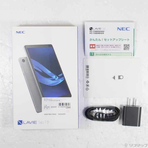 〔中古〕NEC(エヌイーシー) LAVIE T0855／GAS 64GB アークティックグレー PC-T0855GAS Wi-Fi〔196-ud〕 |  | 04