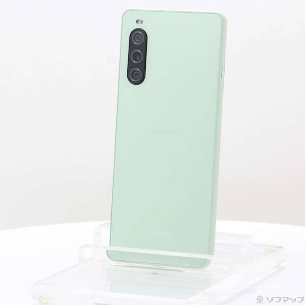 〔中古〕SONY(ソニー) Xperia 10 V 128GB セージグリーン SO-52D docomo SIMフリー〔349-ud〕 | 
