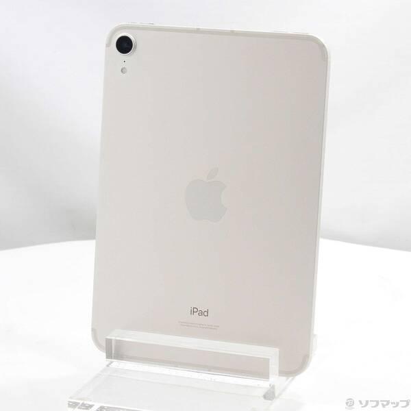 〔中古〕Apple(アップル) iPad mini 第6世代 256GB スターライト MK8H3J／A SIMフリー〔305-ud〕 | 