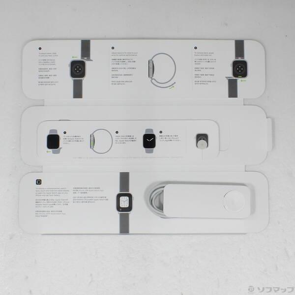 〔中古〕Apple(アップル) Apple Watch Series 7 GPS + Cellular 45mm シルバーステンレススチールケース ミッドナイト／ユーカリスポーツループ〔276-ud〕 |  | 04
