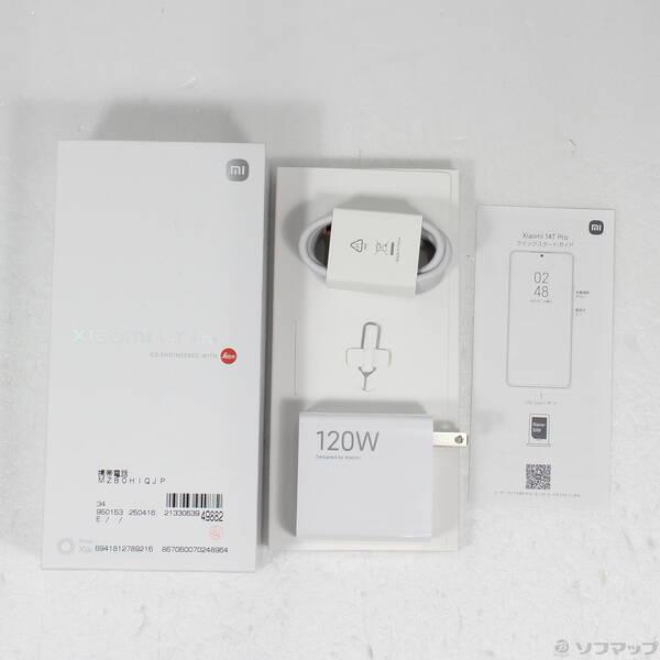 〔中古〕Xiaomi(シャオミ) Xiaomi 14T Pro 256GB チタンブルー MZB0HIQJP SIMフリー〔377-ud〕 |  | 04