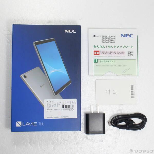 〔中古〕NEC(エヌイーシー) LaVie Tab E TE508／KAS 32GB シルバー PC-TE508KAS Wi-Fi〔348-ud〕 |  | 04
