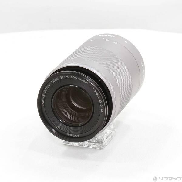 〔中古〕Canon(キヤノン) EF-M55-200MM F4.5-6.3 IS STM シルバー〔349-ud〕 | 