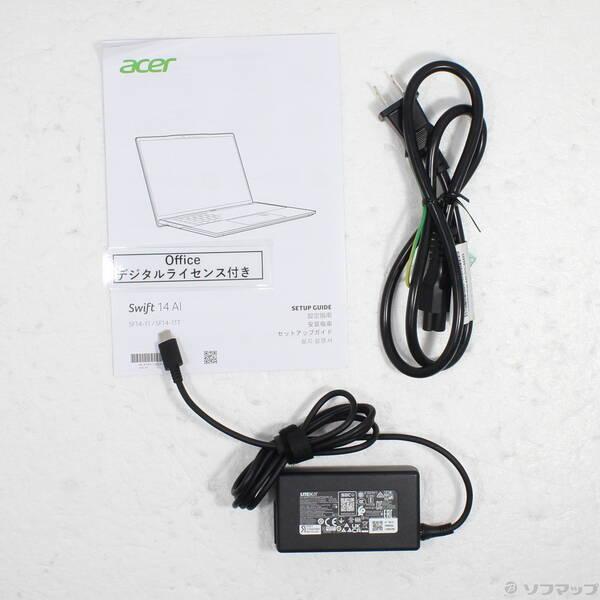 〔中古〕Acer(エイサー) 〔展示品〕 Swift 14 AI SF14-11T-A96Z／F スチールグレイ〔258-ud〕 |  | 04