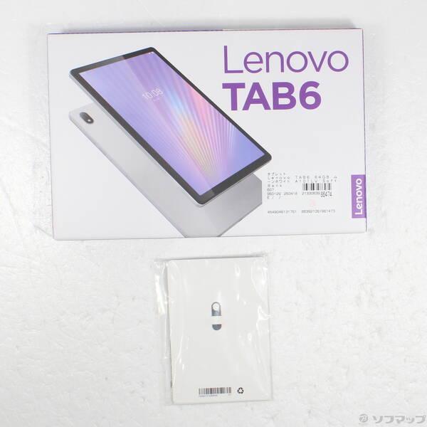 〔中古〕Lenovo(レノボジャパン) Lenovo TAB6 64GB ムーンホワイト A101LV Softbank SIMフリー〔251-ud〕 |  | 04