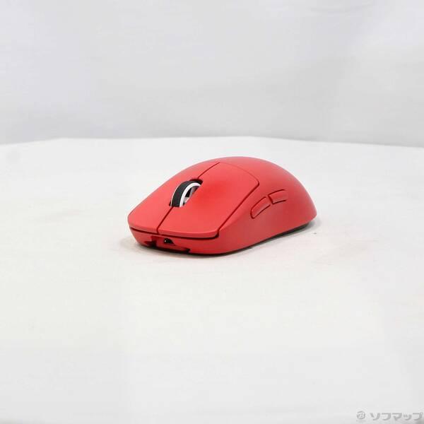 〔中古〕logicool(ロジクール) 〔展示品〕 PRO X SUPERLIGHT Wireless Gaming Mouse レッド〔377-ud〕 | 