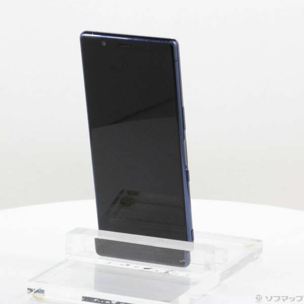 中古〕SONY(ソニー) Xperia 5 64GB ブルー SO-01M docomo〔344