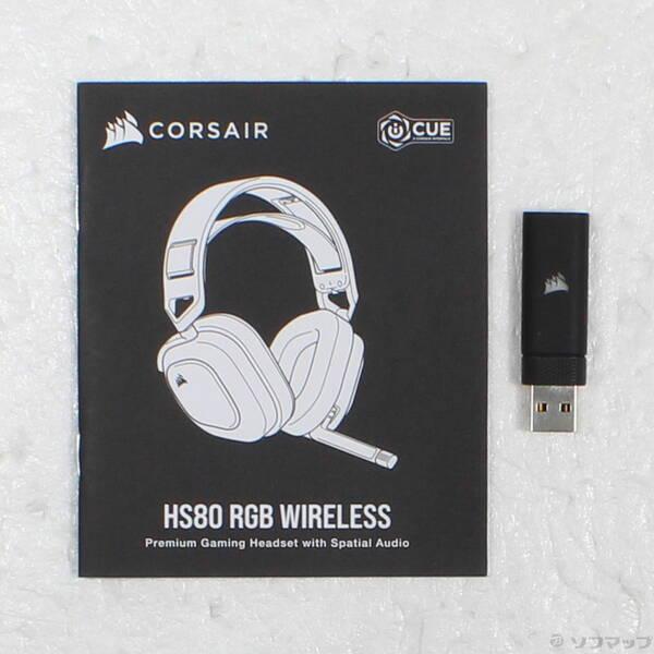 〔中古〕CORSAIR HS80 RGB WIRELESS White〔377-ud〕 |  | 04