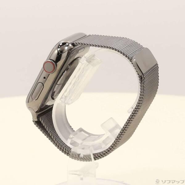 〔中古〕Apple(アップル) Apple Watch Series 8 GPS + Cellular 45mm グラファイトステンレススチールケース グラファイトミラネーゼループ〔258-ud〕 |  | 01