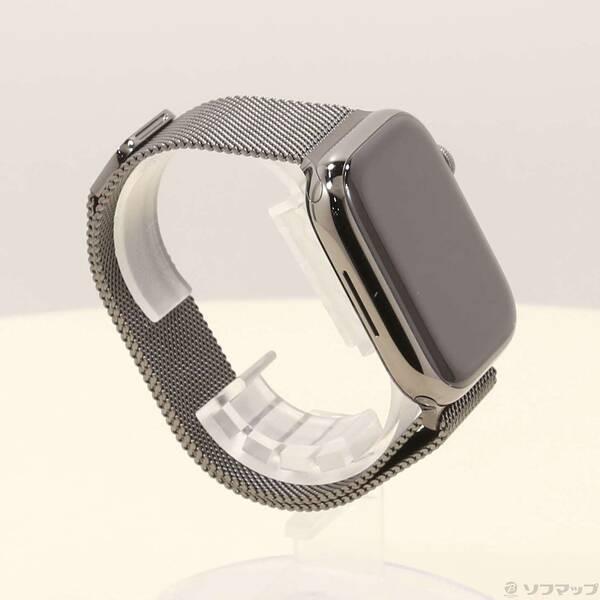 〔中古〕Apple(アップル) Apple Watch Series 8 GPS + Cellular 45mm グラファイトステンレススチールケース グラファイトミラネーゼループ〔258-ud〕 |  | 03