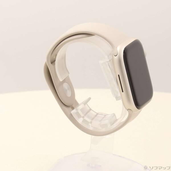 〔中古〕Apple(アップル) Apple Watch Series 9 GPS 45mm スターライトアルミニウムケース スターライトスポーツバンド〔344-ud〕 |  | 03