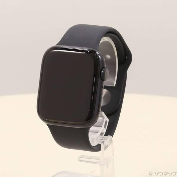 〔中古〕Apple(アップル) Apple Watch Series 7 GPS 45mm ミッドナイトアルミニウムケース ミッドナイトスポーツバンド〔371-ud〕 | 