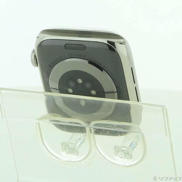 〔中古〕Apple(アップル) Apple Watch Series 6 GPS + Cellular 44mm シルバーステンレススチールケース バンド無し〔198-ud〕 |  | 02