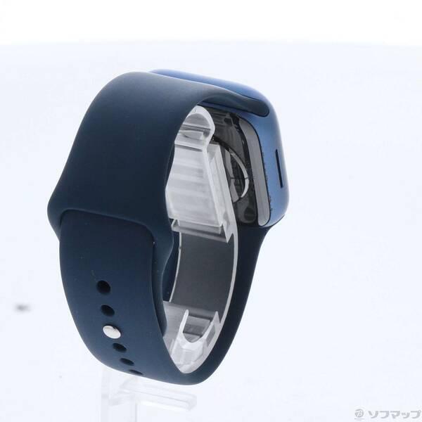 〔中古〕Apple(アップル) Apple Watch Series 7 GPS 41mm ブルーアルミニウムケース アビスブルースポーツバンド〔262-ud〕 |  | 02