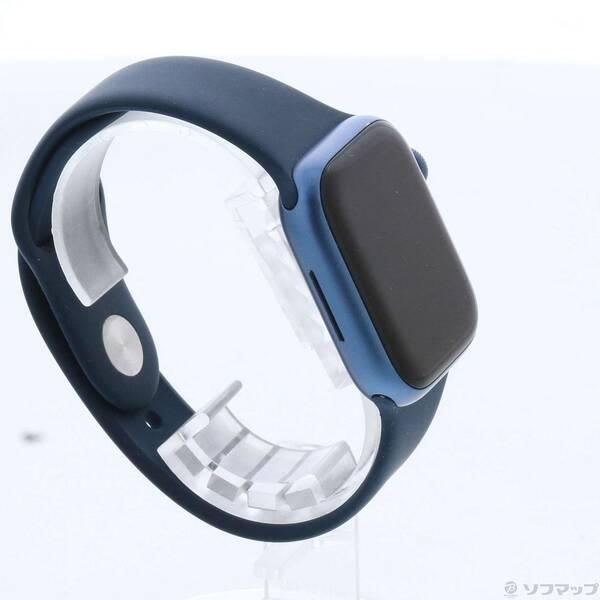 〔中古〕Apple(アップル) Apple Watch Series 7 GPS 41mm ブルーアルミニウムケース アビスブルースポーツバンド〔262-ud〕 |  | 03