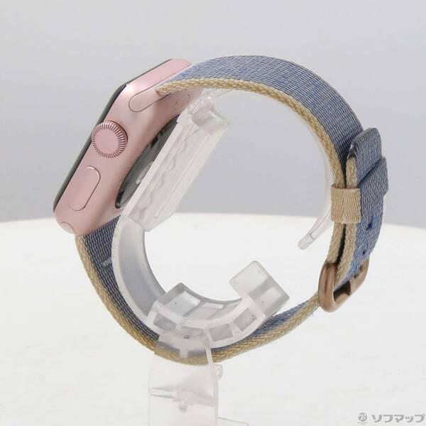 Apple - 値下げ　Apple Watch Series2 38mm　ゴールドアルミニウム 中古〕Apple(アップル) Apple Watch Series 2 38mm ローズ