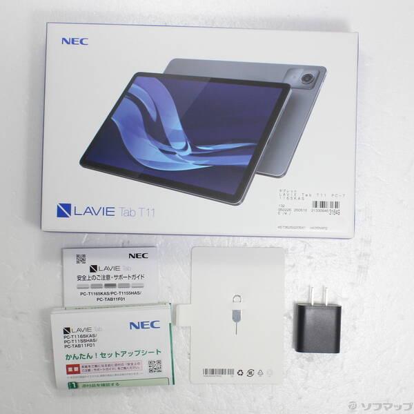 〔中古〕NEC(エヌイーシー) LAVIE Tab T11 128GB ルナグレー PC-T1165KAS Wi-Fi〔348-ud〕 |  | 04