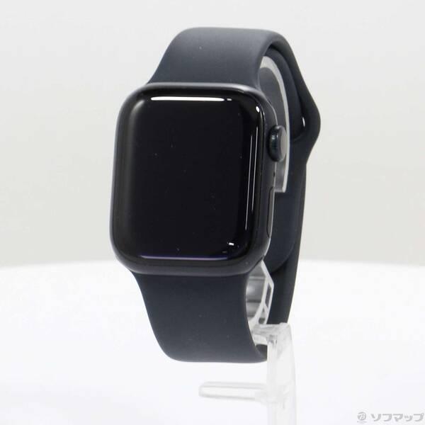 〔中古〕Apple(アップル) Apple Watch Series 8 GPS 41mm ミッドナイトアルミニウムケース ミッドナイトスポーツバンド〔262-ud〕 | 