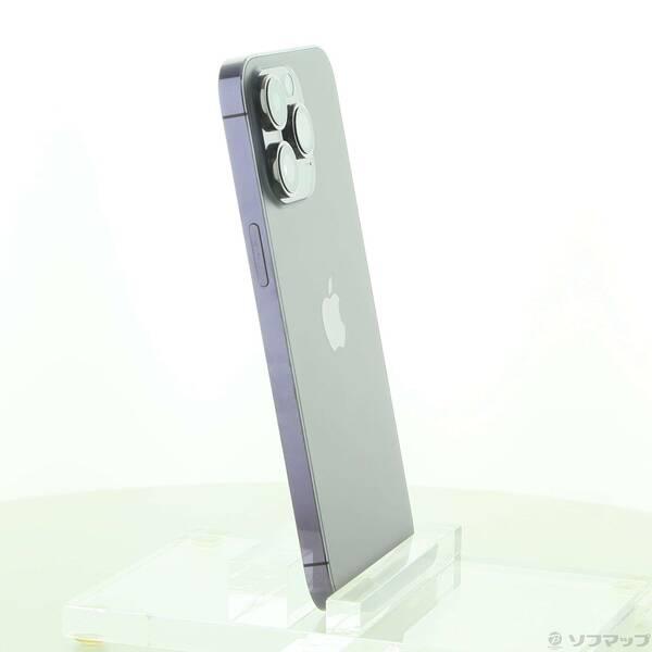 〔中古〕Apple(アップル) iPhone14 Pro Max 128GB ディープパープル MQ993J／A SIMフリー〔258-ud〕 |  | 03