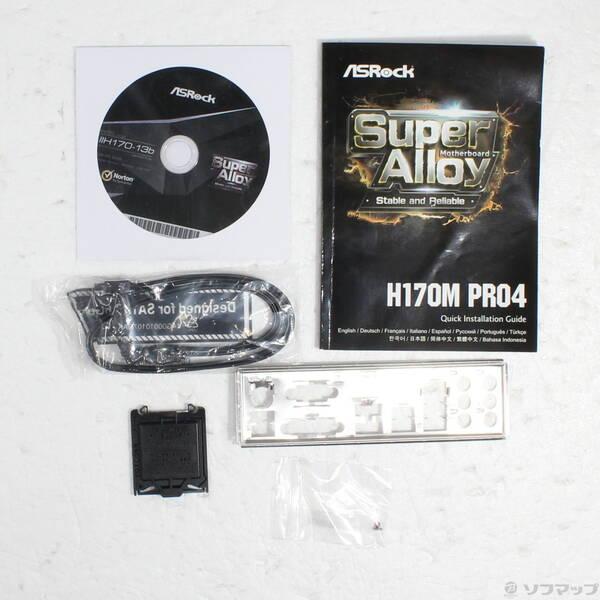 〔中古〕ASRock(アスロック) H170M Pro4〔344-ud〕 |  | 02