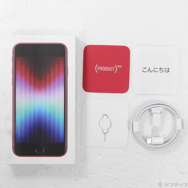 中古〕Apple(アップル) iPhone SE 第3世代 128GB プロダクトレッド