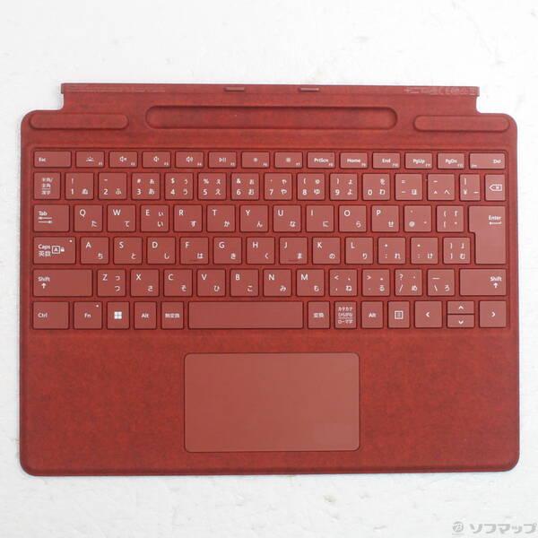 〔中古〕Microsoft(マイクロソフト) スリムペン2付き Surface Pro Signature キーボード ポピーレッド 8X7-00039〔269-ud〕 | 